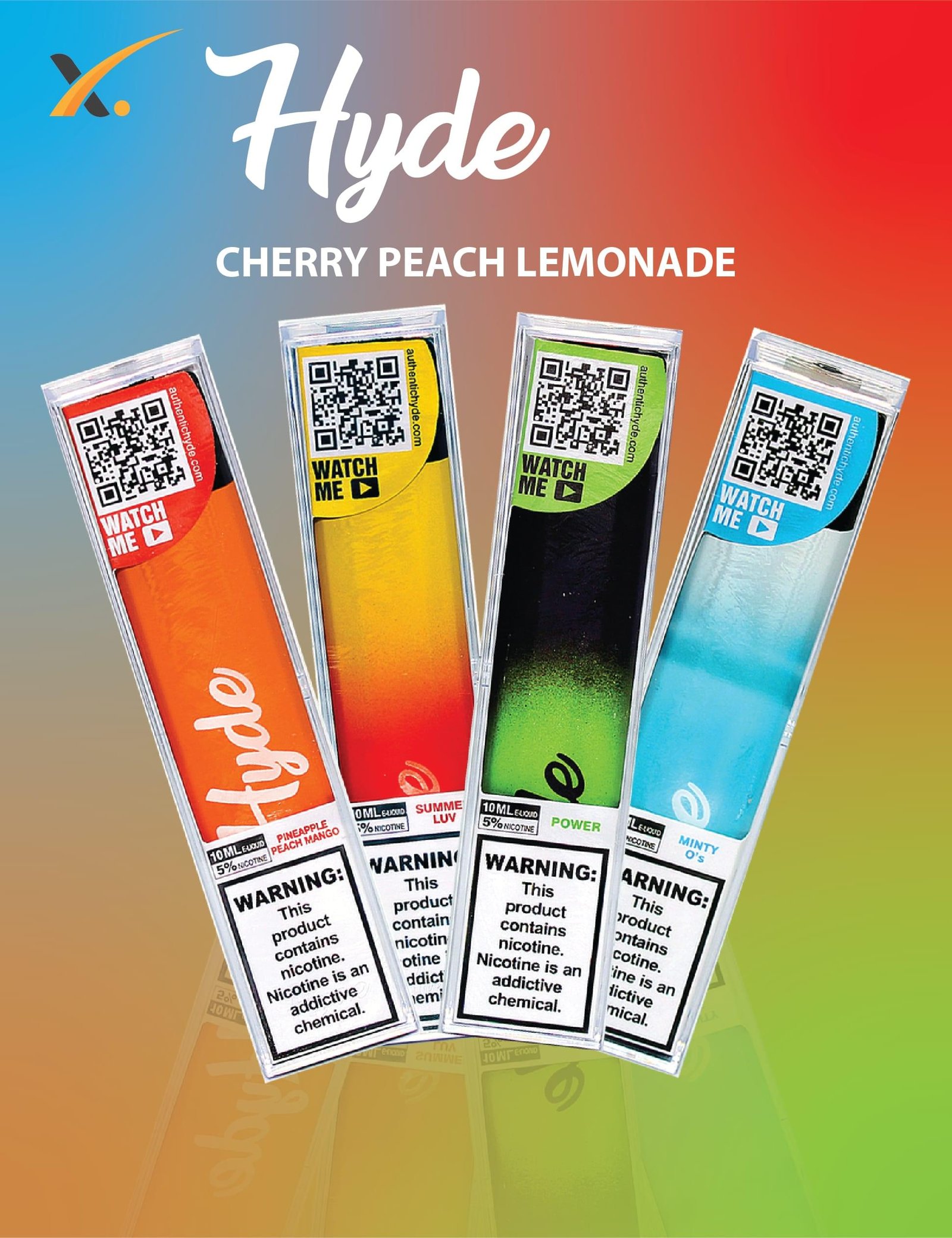 Hyde Multi Flavored Rechargeable Vape